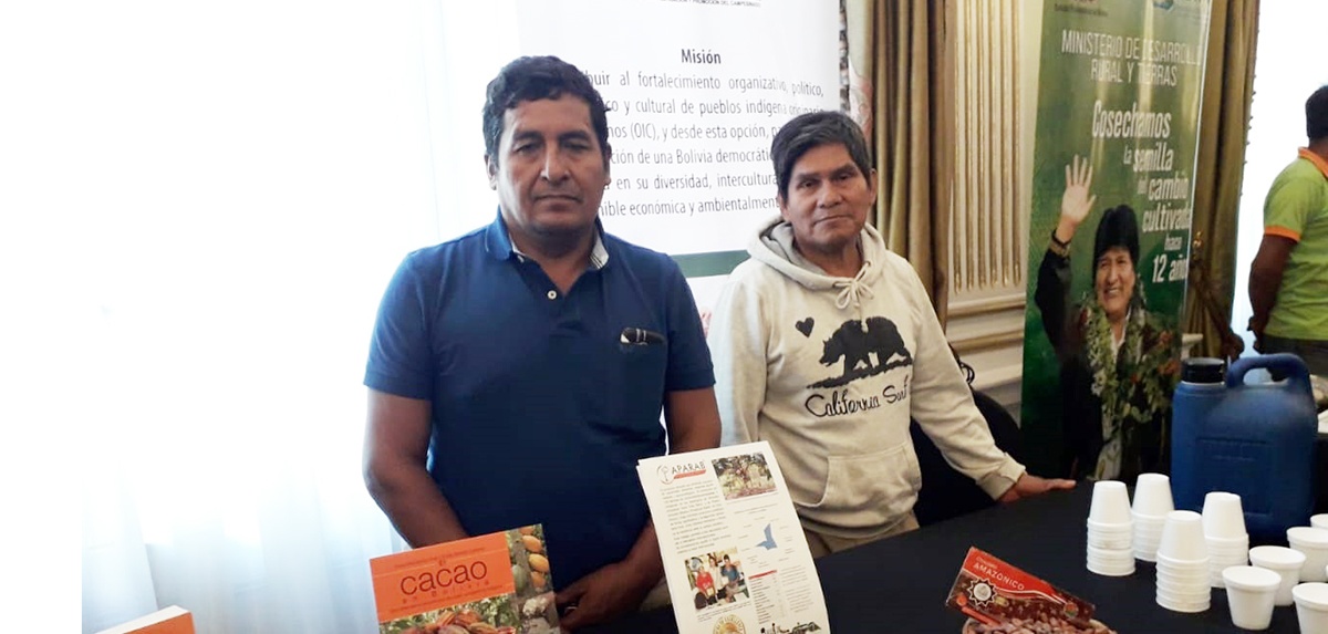 Productores de la APARAB ganadores del Cocoa Awards Internacional participaron del lanzamiento del torneo de cacaos especiales de Bolivia