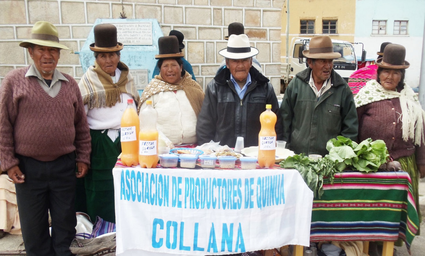 Feria socio productiva del municipio de Collana promueve la producción y consumo de hortalizas
