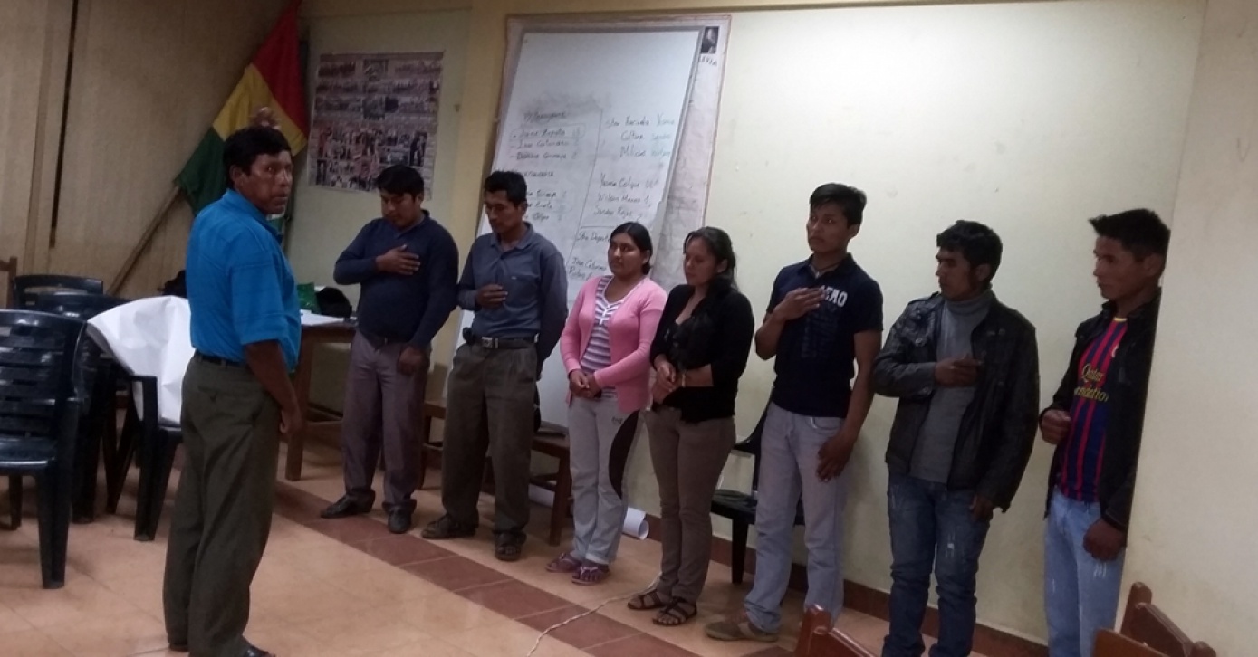 Autoridades y dirigentes del municipio de Pojo apuestan por la formación de líderes jóvenes