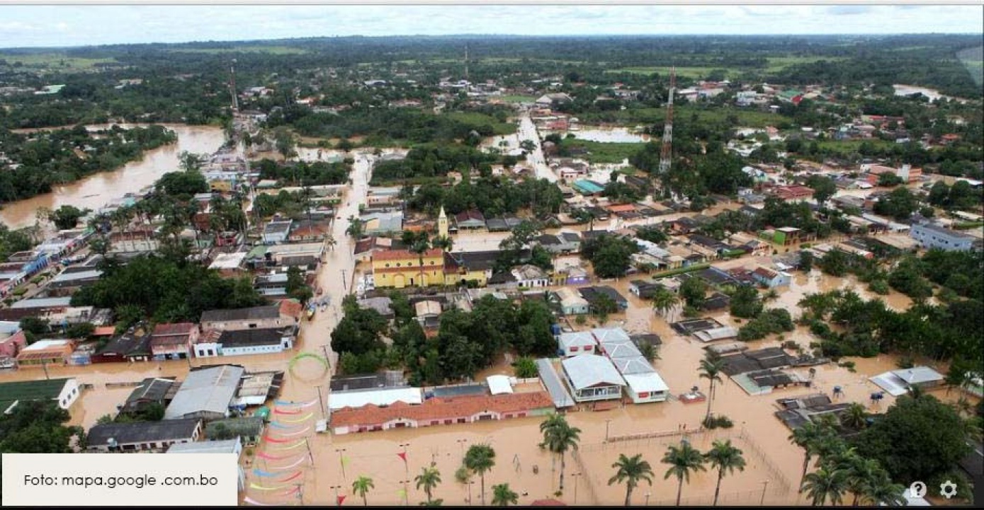 Inundaciones nuevamente afectan al Norte Amazónico de Bolivia