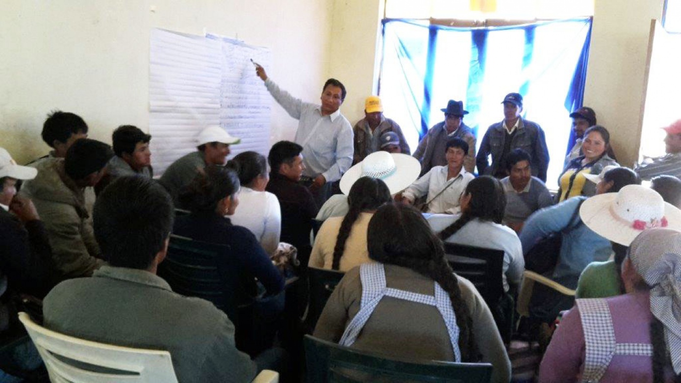 Productores debaten nuevas alternativas de desarrollo productivo del municipio de Pojo