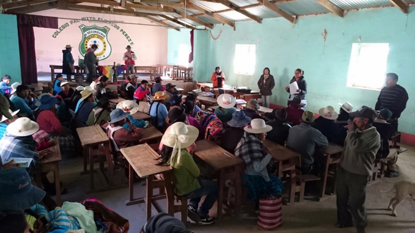  Municipio de Tomave inicia proceso de socialización rumbo a la autonomía