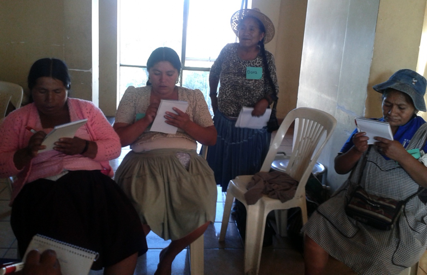 “Las Bartolinas de Cochabamba nos estamos preparando para avanzar con ideas renovadas”