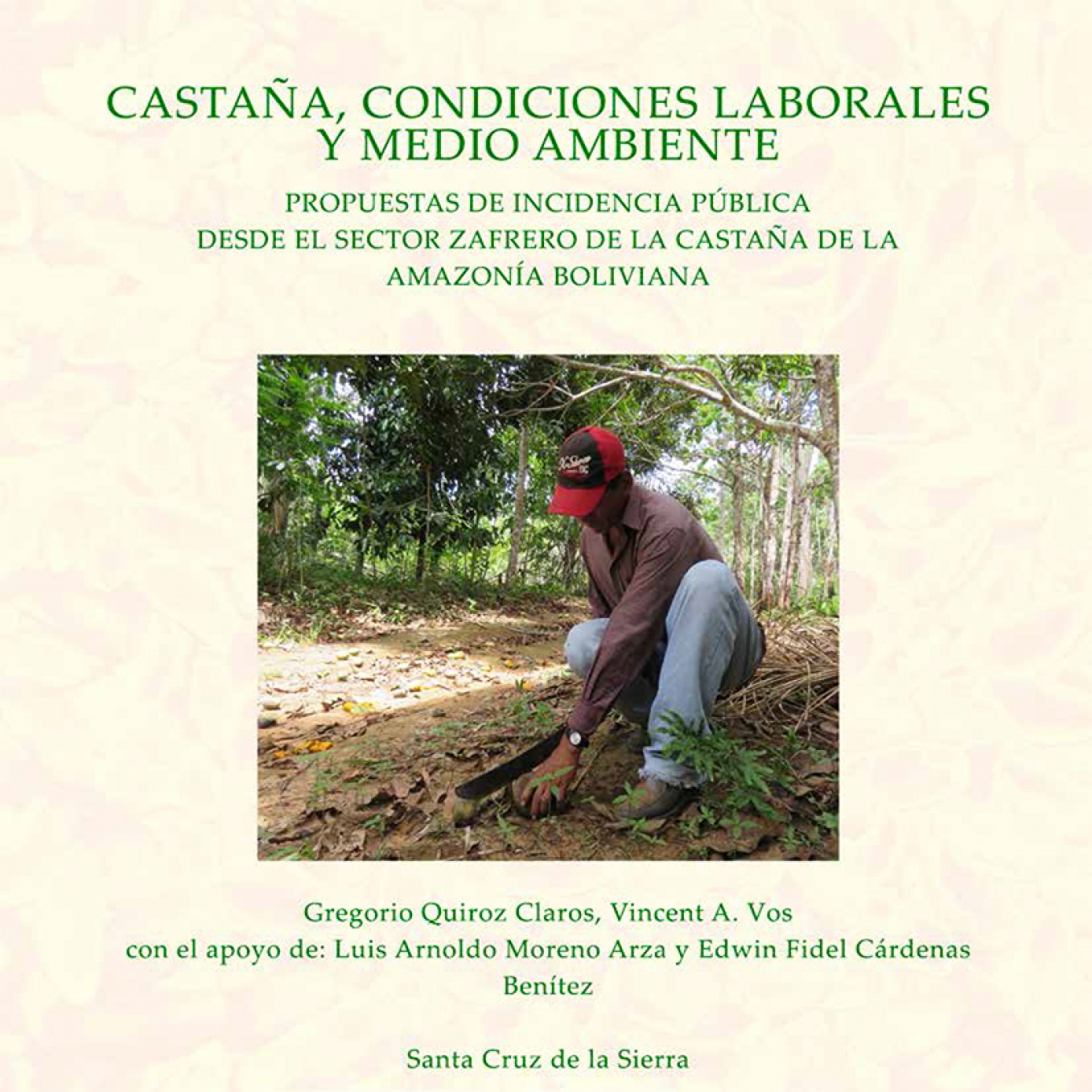 CIPCA publica la investigación  “Castaña, condiciones laborales y medio ambiente” con propuestas de incidencia pública