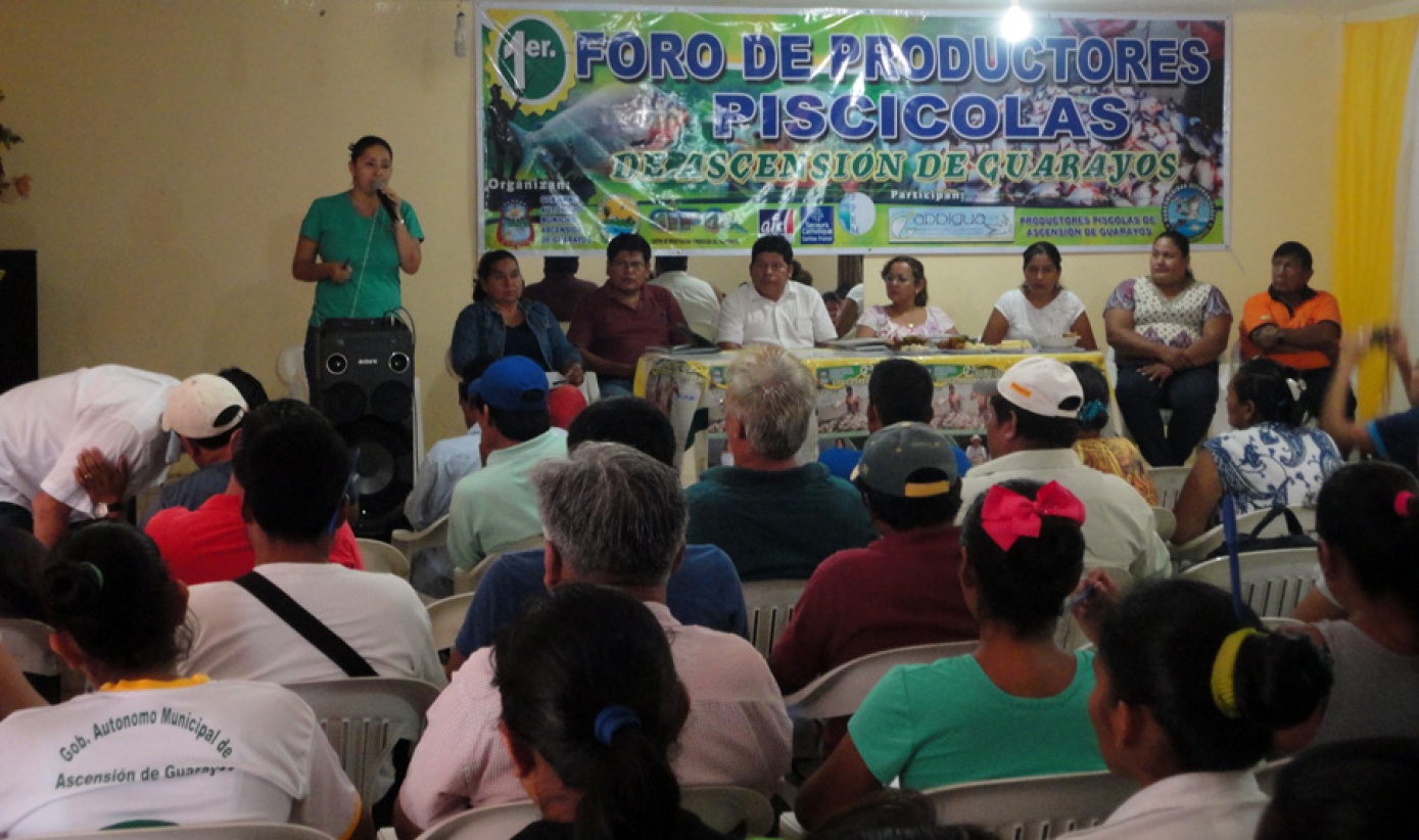  Productores de Ascensión de Guarayos impulsan Ley para la promoción de la piscicultura