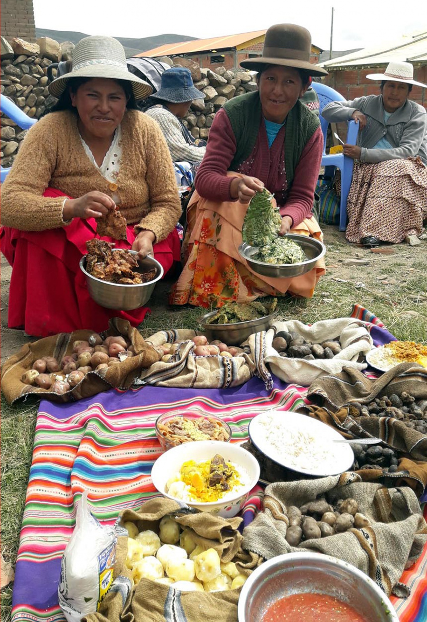 Familias del municipio de Colquencha se capacitan en alimentación saludable 