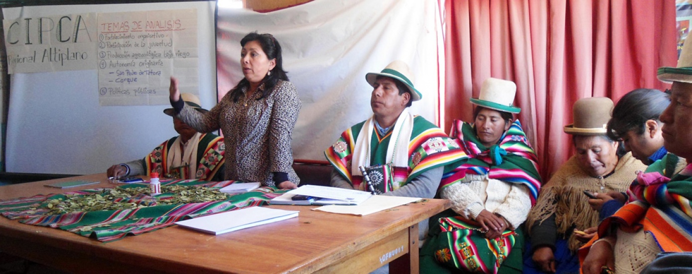 Autoridades originarias de Jach´A Karangas reconocen el trabajo de CIPCA