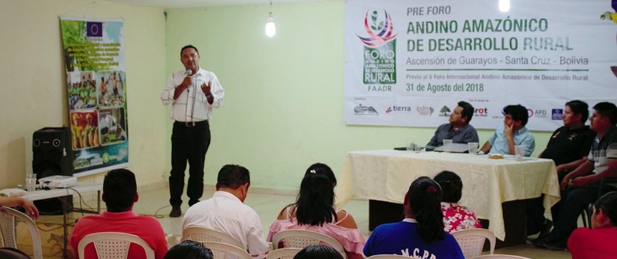 Ascención de Guarayos es sede del 2do Pre Foro Andino Amazónico de Desarrollo Rural
