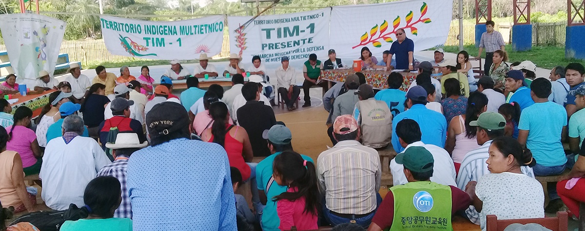 Corregidores del Territorio Multiétnico TIM reafirman sus derechos sobre el bosque ancestral Tsimane