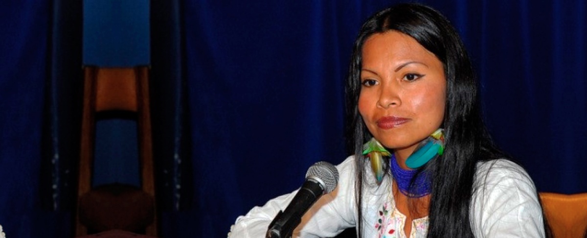 Según indígena ecuatoriana, el "vivir bien" sirvió para expropiar territorios en la Amazonía