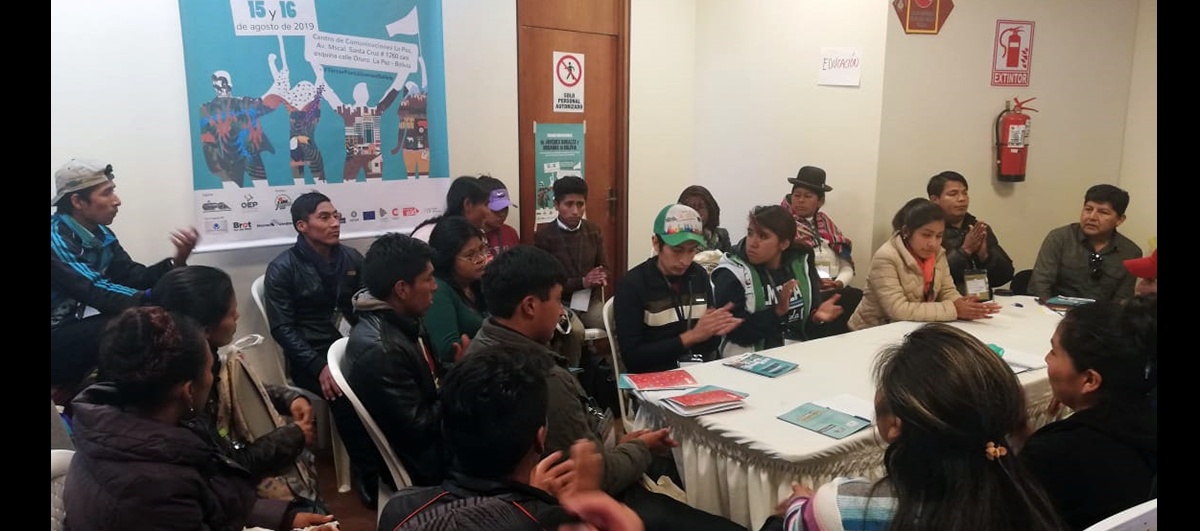 Jóvenes rurales y urbanos de Bolivia presentarán mañana viernes 16 de agosto agenda política de la juventud a los partidos políticos