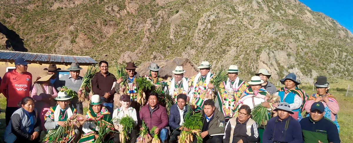 Autoridades originarias y políticas de Totora Marka apuestan por la producción agroecológica