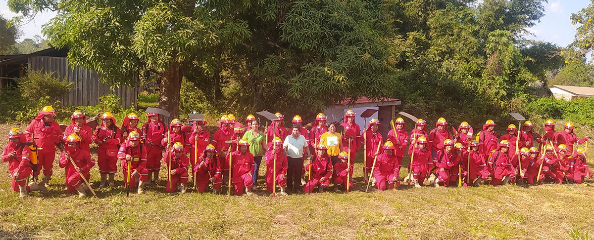 Brigadas comunales de municipios de Pando reciben capacitación especializada en gestión y reducción de riesgos de desastres.