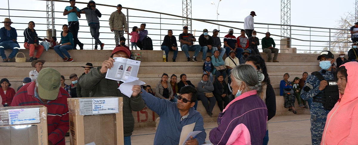 Tras la elección de autoridades en la zona Santa Rosa en Huacaya, avanza la consolidación de la autonomía indígena.