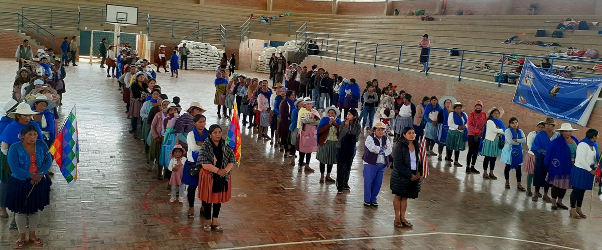 VI Congreso Ordinario de mujeres de la provincia Carrasco Valles exige candidatas mujeres para las alcaldías de la región