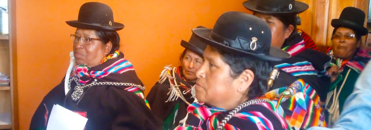 Mujeres de San Andrés de Machaca presentan propuesta para el ejercicio de sus derechos económicos y políticos