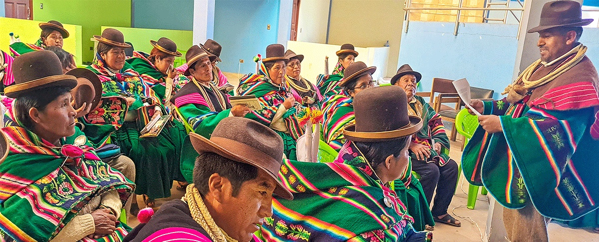 Corque fortalece la Jurisdicción Indígena Originaria Campesina con formación a autoridades originarias