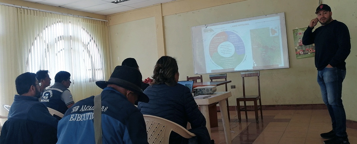Articulación interinstitucional en Pojo proyecta gestión articulada con enfoque productivo y ambiental 