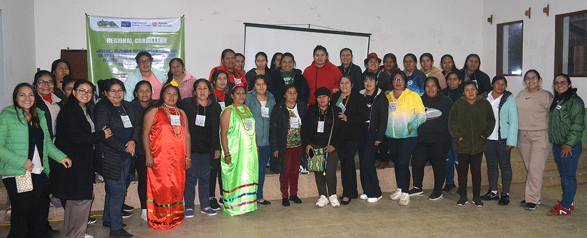 Encuentro de mujeres de las autonomías indígenas de tierras bajas