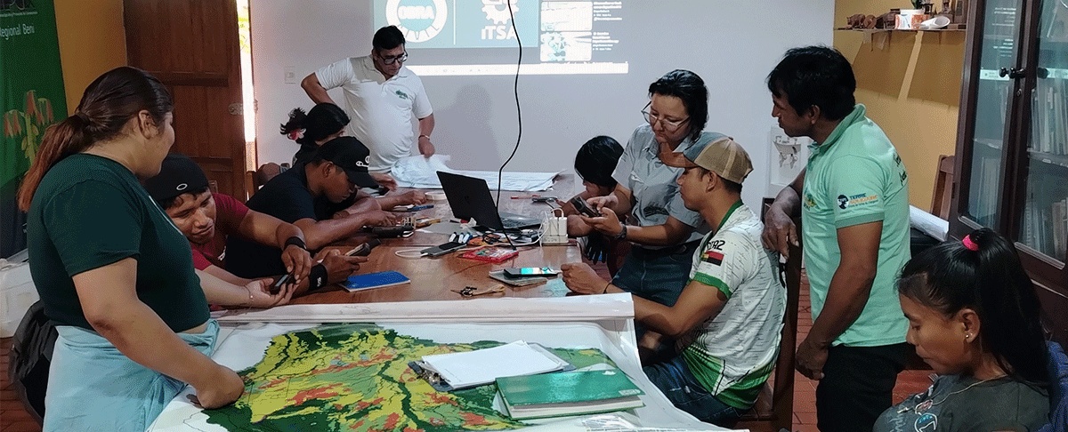 Monitores territoriales del TIMI fortalecen capacidades en sistemas de información geográfica para el monitoreo de su territorio