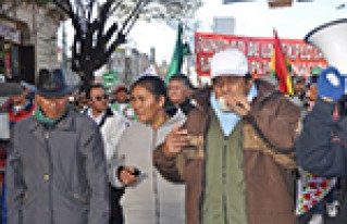 Indígenas de la IX Marcha hoy lunes deciden si se van o se quedan en la Sede de Gobierno