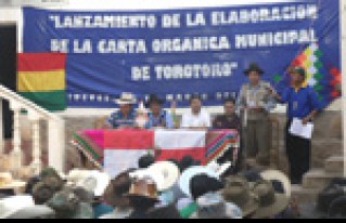 Torotoro elabora su Carta Orgánica Municipal 