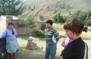 Representantes de PROSALUS - AECID  visitan comunidades campesinas del municipio de Anzaldo 