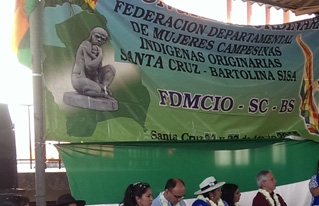 La Federación Departamental Mujeres Bartolina Sisa de  Santa Cruz renovó su directiva