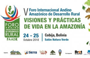 Transmisión del V Foro Andino Amazónico de Desarrollo Rural