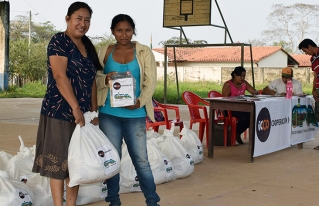Familias campesinas e indígenas de San Andrés del Beni recibieron ayuda humanitaria por la pandemia del COVID-19