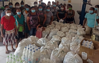 Familias indígenas guarayas reciben ayuda alimentaria e implementos de bioseguridad del CIPCA Santa Cruz