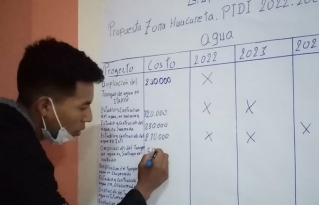 Construcción de propuestas para el PTDI del Municipio de Huacareta por las organizaciones guaraní