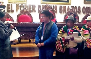La Asamblea Legislativa Departamental de Oruro otorga reconocimiento a la Red de Promotoras Comunitarias de San Pedro de Totora y a CIPCA