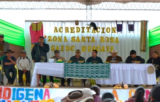 Fueron acreditadas autoridades electas del gobierno indígena originario campesino guaraní chaqueño de Huacaya.