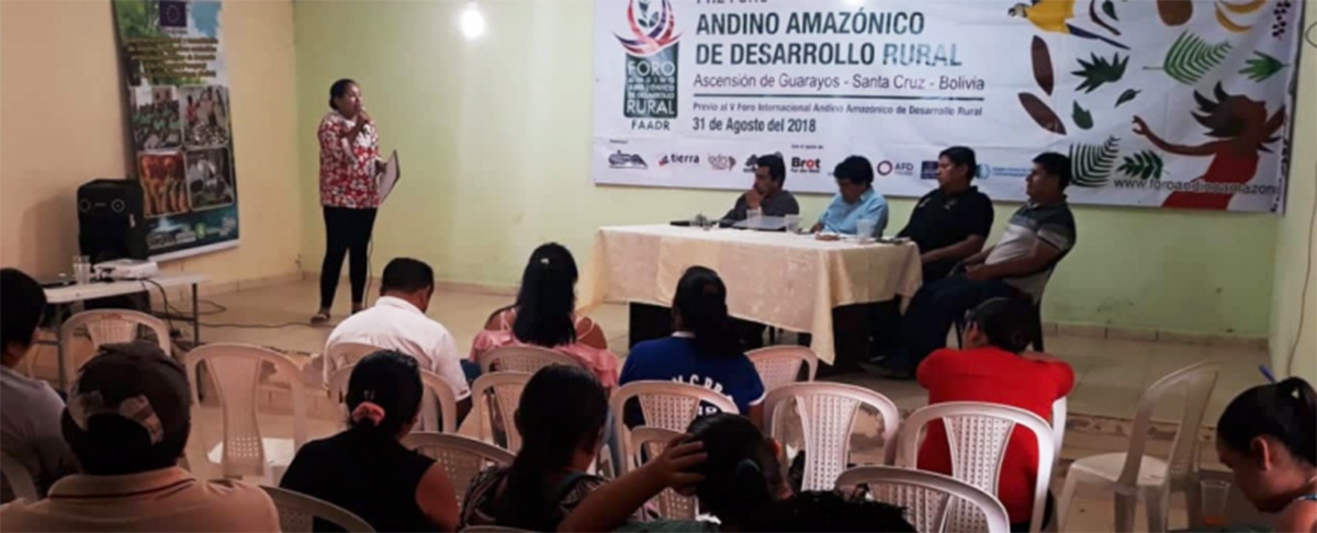 CIPCA realiza II Pre Foro Andino Amazónico de Desarrollo Rural sobre la realidad amazónica